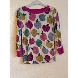 Little Sleepies Berry Apple of My Eye Pajama Shirt 18-24 Months Bamboo PJ Top